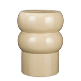 Vendi Bijzettafel - H44 x Ø35 cm - Keramiek - Crème