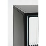 Clifton Nachtkastje – Stijlvol en compact design met geribbeld glas