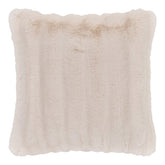 Galena kussen - bont-look, crème wit 45x45 cm – zacht en stijlvol