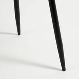 Flores - Chique bijzettafel zwart metaal