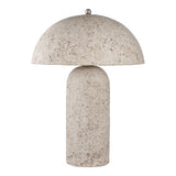 Astley - Unieke tafellamp van papier-maché - steengrijs