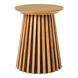 Bijzettafel Osaka Eiken ø40x50 cm | naturel en puur design