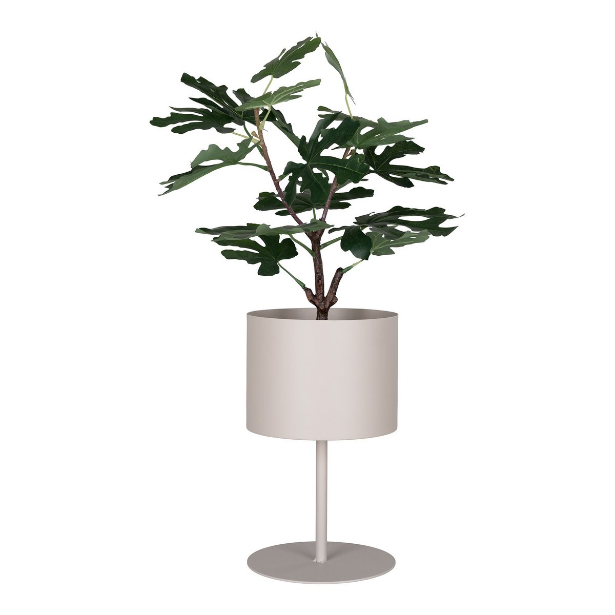Trofa Bloemenstandaard – Zandkleurig Staal – Ø21,5x36 cm