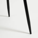 Flores - Chique bijzettafel zwart metaal