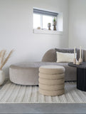poef brooklyn beige boucle